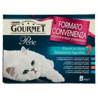 Purina, gatto Gourmet Perle Piaceri del Mare con salmone platessa tonno e pesce dell'Oceano