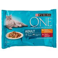 Purina, gatto One Adult Filettini in salsa con pollo e manzo