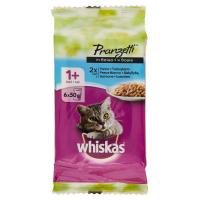 Whiskas, gatto Pranzetti alimento in Salsa 1+ Anni tonno pesce bianco salmone