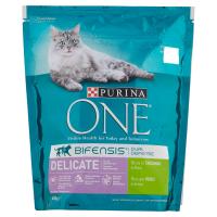 Purina, gatto One Bifensis crocchette Delicate Ricco tacchino e riso