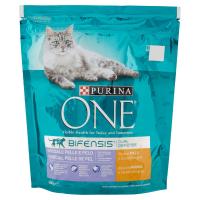 Purina, gatto One Bifensis crocchette Speciale Pelle e Pelo Ricco in pollo e cereali integrali