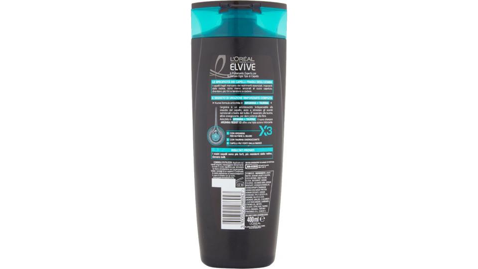 L'Oréal Paris, Elvive Men Arginina Resist capelli fragili shampoo