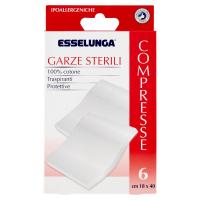 Esselunga, Compresse garze sterili mis. 18x40 cm