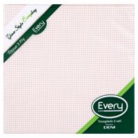 Deni Every Tovaglioli di carta 3 veli, fantasia pied de poule rosa, misura 24x24 cm