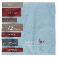 Smarttex Soft Touch Tovaglioli tessuto non tessuto, colore azzurro, misura 40x40 cm