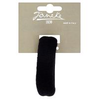 Janeke Elastico grande per capelli, colore nero