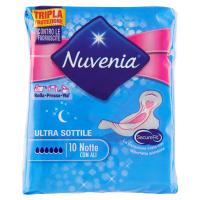 Nuvenia, Ultra  assorbenti sottile notte con ali ripiegati