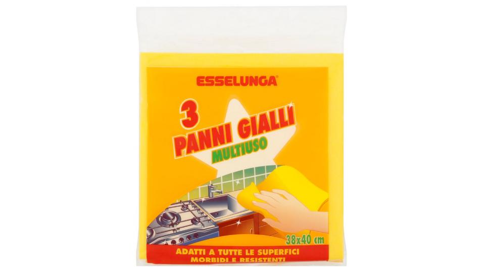 Esselunga, panni gialli multiuso