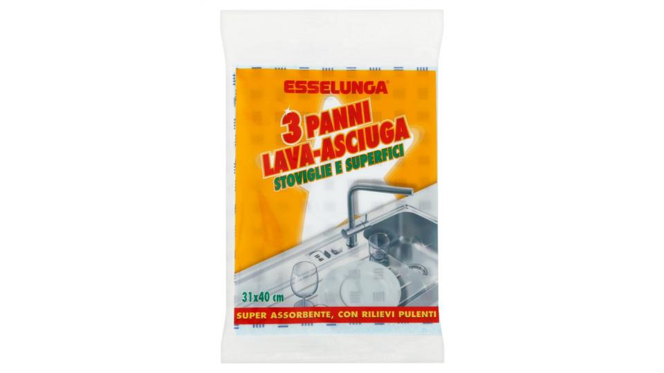 Esselunga, panni lava-asciuga stoviglie e superfici
