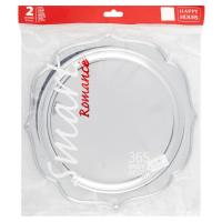 Happy Hours Piatto Romance, colore argento, diametro 31 cm
