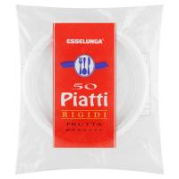 Esselunga Piatti frutta di plastica usa e getta rigidi nella pratica confezione richiudibile