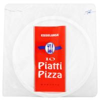 Esselunga Piatti grandi per pizza di plastica usa e getta