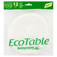Nat3 EcoTable Ciotole biodegradabili, adatti per forno a microonde, 40 cl