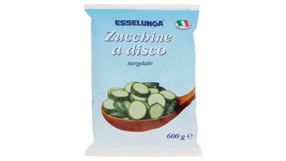 Esselunga, zucchine a disco surgelate