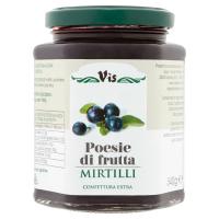 Vis, Poesie di Frutta confettura extra di mirtilli neri