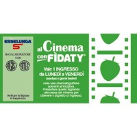 Biglietto di ingresso al cinema da Lunedi' a Venerdi' 250 PUNTI +