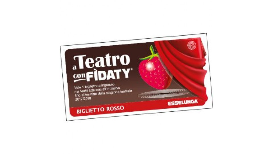 Biglietto teatro Rosso 800 PUNTI +