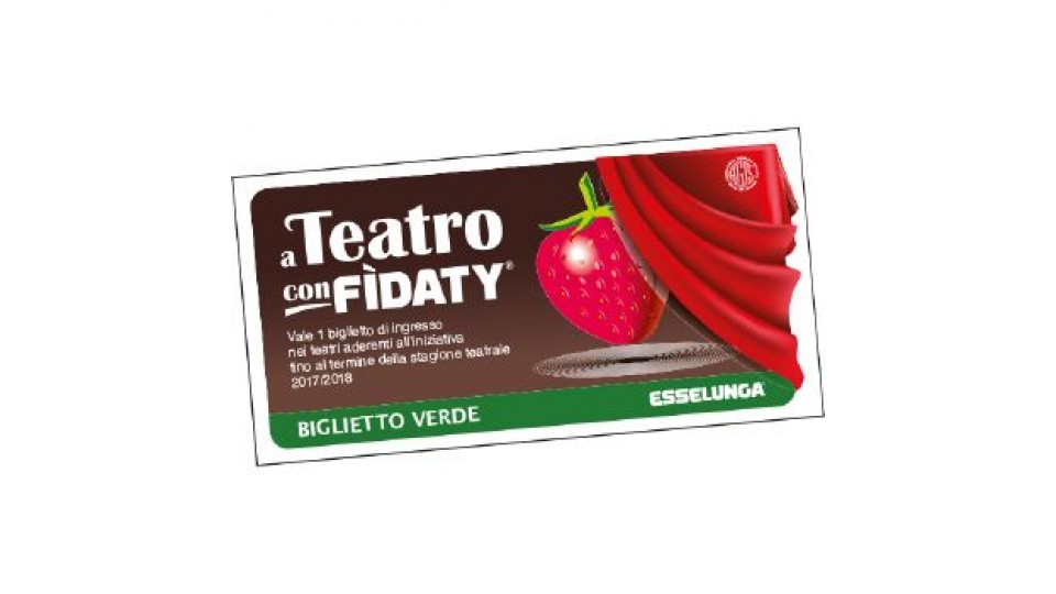 Biglietto teatro Verde 500 PUNTI +