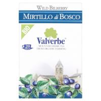Valverbe, miscela per infuso Mirtillo di bosco bio 20 filtri