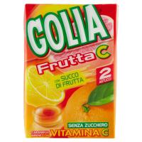 Golia caramelle con succo di frutta arricchite con vitamina C senza zucchero senza glutine