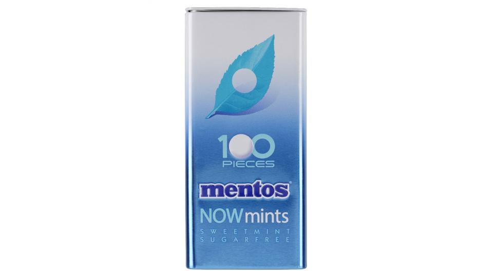 Mentos Now Mints 100 microconfetti senza zucchero gusto menta