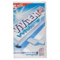 Vivident Xylit White denti bianchi, chewing gum, senza zucchero senza glutine conf.