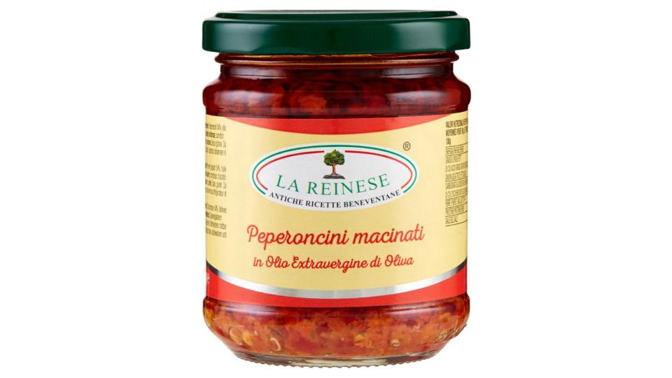 La Reinese, peperoncini macinati in olio extravergine di oliva
