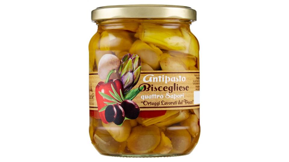 Pugliese, antipasto biscegliese quattro sapori Legumi Secchi E In