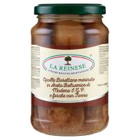 La Reinese, cipolle borettane marinate in aceto balsamico di Modena I.G.P. e farcite con tonno