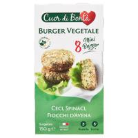 Cuor di Bontà, Burger vegetale ceci spinaci fiocchi d'avena surgelato