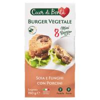 Cuor di Bontà, Burger Vegetale soia e funghi con porcini surgelato