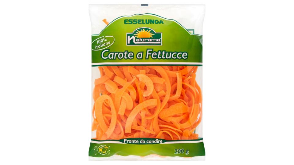 Esselunga Naturama, carote a fettucce