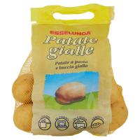 Patate gialle, confezionate