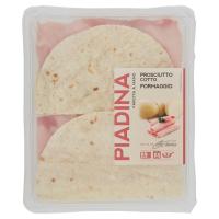 La Piadina Artigianale all'olio extravergine di Oliva cotto e formaggio