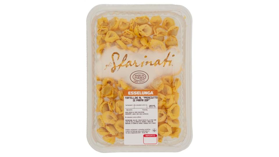 Esselunga Gli Sfarinati Tortellini al prosciutto di Parma DOP Gastronomia e Piatti Pronti