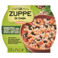 Zerbinati, Minestra con orzo e ortiche