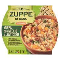 Zerbinati, Zuppa con miglio e lenticchie