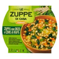 Zerbinati, Zuppa con orzo e cime di rapa