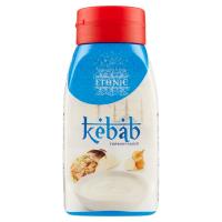 Ethnic, kebab salsa con yogurt