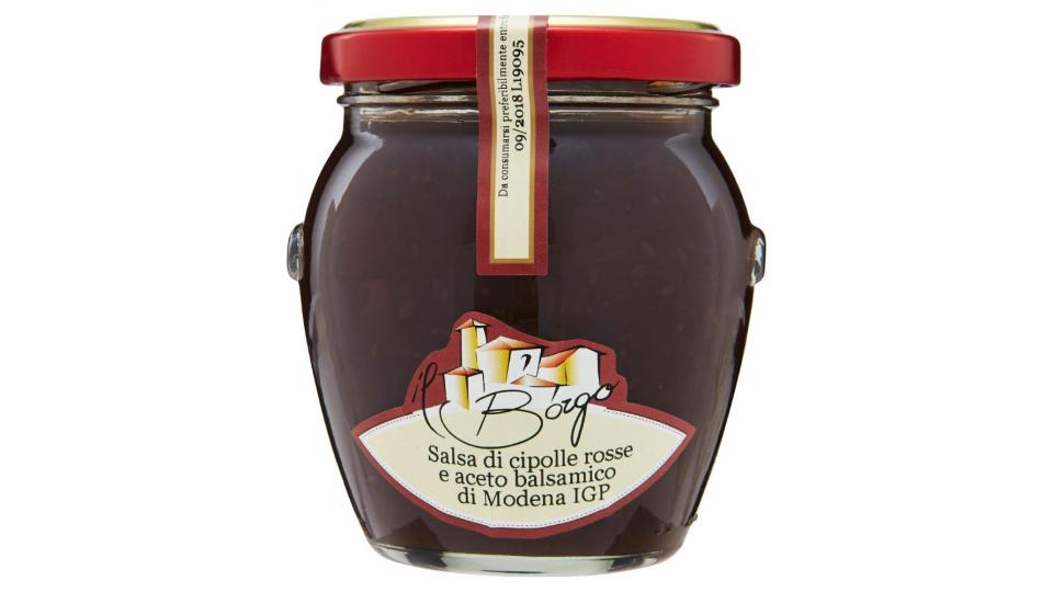 Il Borgo, salsa di cipolle rosse e aceto balsamico di modena IGP