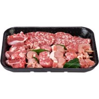 Esselunga I Pronti da Cuocere Tris per grigliata con 4 cotolette di agnello, 2 salamelle mantovane
