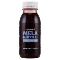Spremuta di mela e mirtilli