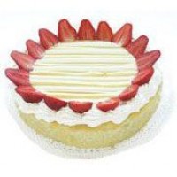 Torta Chantilly con fragole 8/10 porzioni