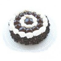 Torta crema al cacao con gocce di cioccolato 4 porzioni