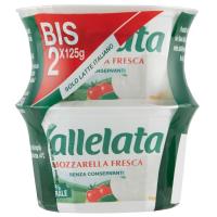 Galbani Vallelata Mozzarella, confezione 2 vaschette