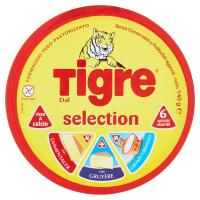 Tigre, Selection spicchi di 3 formaggi fusi svizzeri 6 pezzi assortiti