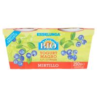 Esselunga Bio, yogurt magro 0,1% di grassi al mirtillo biologico