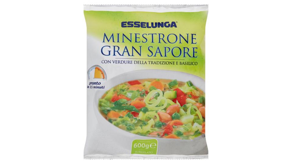 Esselunga, minestrone gran sapore surgelato