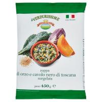 Campi Reali, le Verdurissime zuppa di orzo e cavolo nero di toscana surgelata