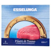 Esselunga, filetti di tonno a pinne gialle surgelati